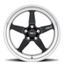 WELD Ventura 5 Drag Gloss Black Wheel with Milled Spokes 18x10 | 5x114.3 BC (5x4.5) | +45 Offset | 7.27 Backspacing - S15580067P45 for Ford Mustang GT / EcoBoost / V6 2015-2023, Ford Mustang GT / GT500 2005-2014, MK4 Toyota Supra, Mustang GT 2024+, Mustang EcoBoost 2024+, Mustang Darkhorse 2024+