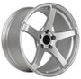 Enkei Kojin 18x8 42mm Offset 5x120 Bolt Pattern 72.6mm Bore Dia Silver Racing Wheel - 476-880-1242SP