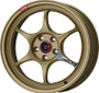 Enkei PF06 18x9in 5x100 BP 42mm Offset 75mm Bore Gold Racing Wheel - 545-890-8042GG