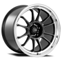 Konig Hypergram 16x7.5 4x100 ET38 Metallic Carbon w/ Machined Lip Racing Wheel - HG76100386