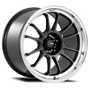 Konig Hypergram 18x8.5 5x108 ET43 Metallic Carbon w/ Machined Lip Racing Wheel - HG88508436