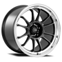 Konig Hypergram 17x9 5x100 ET40 Metallic Carbon w/ Machined Lip Racing Wheel - HG97510406