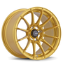 Konig Dial In 15x7 4x100 ET35 Gloss Gold Racing Wheel - DI57100357