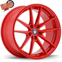 Konig Oversteer 18x8 5x114.3 ET45 Gloss Red Racing Wheel - OS8851445R
