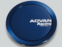 Advan 73mm Full Flat Center Cap - Blue Anodized - V2080