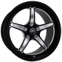 Billet Specialties Street Lite 17x10 | 5x4.5 BC | 7.5in BS Non-BeadLock Black Drag Wheel | S197 / S550 Mustang - BDP03710RT6575