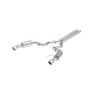 MBRP 2024+ Mustang GT 5.0L (w/o Active Valves) - 3in Street Series Aluminized Steel Cat-Back Exhaust System - Polished Tips - S7251AL