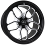 Billet Specialties Win Lite 17x10 | 5x4.75 BC | 6.95in BS Non-BeadLock Black Drag Wheel | C6 / C7 Grand Sport Z06 Corvette - BDP02710RV6169