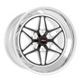 Weld Racing RT-S S81 HD Forged Aluminum 15x10 | 6x135 BP | +50 Offset | 7.5in. Backspacing - Black Center Drag Wheel (Medium Pad) - 81MB-F1501510C for 2004, 2005, 2006, 2007, 2008, 2009, 2010, 2011, 2012, 2013, 2014, 2015, 2016, 2017, 2018, 2019, 2020, 2021, 2022, 2023, 2024 Ford F-150