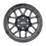 WELD Cinch W105 Gloss Black Wheel / Milled Inner Spokes / Gloss Black Lip | 20x9 | Ram TRX | 6x139.7 BC (6x5.5) | +0 Offset | 5.01 Backspacing - W10509098501-P2 for 2021, 2022, 2023, 2024 Ram TRX