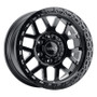 WELD Cinch W105 Gloss Black Wheel / Milled Inner Spokes / Gloss Black Lip | 20x9 | Ram TRX | 6x139.7 BC (6x5.5) | +0 Offset | 5.01 Backspacing - W10509098501-P2 for 2021, 2022, 2023, 2024 Ram TRX