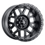 WELD Cinch W104 Satin Black Wheel / Gloss Black Lip | 20x9 | F-150 / Raptor (GEN1, GEN2, GEN3) | 6x135 BC | +0 Offset | 5.01 Backspacing - W10409098501 for 2010-2014 Ford Raptor SVT, 2017-2025 Raptor EcoBoost, 2023-2025 Ford Raptor R, 2009-2025 Ford F-150, 2010-2025 Ford Expedition