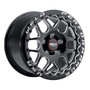 WELD Solana Beadlock Drag Gloss Black Wheel with Milled Spokes 15x10 | 5x120.65 BC (5x4.75) | +45 Offset | 7.27 Backspacing - S910B0063P45 for Camaro 1993-2002, Firebird 1993-2002, Corvette C6 Grand Sport / Z06 2005-2013, Corvette C7 Grand Sport / Z06 2014-2019