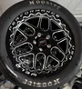 WELD Solana Beadlock Drag Gloss Black Wheel with Milled Spokes 17x10 | 5x127 BC (5x5) | +38 Offset | 7.00 Backspacing - S91070075P38 for Durango Hellcat / SRT 2021-2024, Jeep Grand Cherokee SRT8 2006-2010, Jeep Grand Cherokee SRT 2012-2021, Jeep Trackhawk SRT 2018-2021