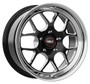 WELD Solana Drag Gloss Black Wheel with Milled Spokes 17x10 | 5x112 BC | +40 Offset | 7.10 Backspacing - S16070045P40 for Toyota Supra J29 MKV 2020-2024, Mercedes E-Class W211 2003-2009, Mercedes E-Class W212 2010-2016, Mercedes-Benz E-Class (W213) 2017-2021, BMW 3 Series / M340 / 330 G20 Sedan 2019-2024