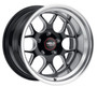 WELD Solana Street Gloss Black Wheel with Milled Spokes 17x11 | 5x127 BC (5x5) | -44 Offset | 4.25 Backspacing - S11071173425 for Chevrolet Silverado C1500 2WD 1988-1999, Chevy C10 1967-1987