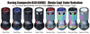 Project Kics 16+4 Locks Neocro R40 Iconix W/ Plastic Cap (Black) - 12X1.50