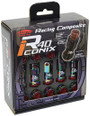 Project Kics 16+4 Locks Neocro R40 Iconix W/ Plastic Cap (Black) - 12X1.25