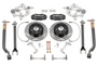 BMR 2006-2023 Charger & Challenger (Non-Demon / Non-Redeye) 15in Carlyle Racing Conversion Kit - Drilled / Slotted Rotors & Black Calipers + Rear Suspension Kit - DRP110H