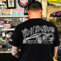 WELD Racing Wild in the Streets Black Tee (Jon Chase' T-Shirt) - AW62123 Drag Racing Wheels