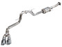 AWE 0FG Side Exit Cat-Back Exhaust | 2021-2026 F-150 5.0L XL Regular Cab (2021-2023 F-150 5.0L Coyote XLT RCSB) - 4.5" Dual Chrome Silver Tips - 3015-32145