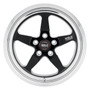 Weld Racing Forged SM71 15x10 / 5x114.3 (5x4.5) BP / 7.5in. BS Gloss Black Milled Drag Wheel (High Pad) - Non-Beadlock - RS071I8B00P05167P0514 for 2015-2024 Mustang GT / EcoBoost, 2011-2014 Mustang GT, 2007-2014 Shelby GT500, 2005-2010 Mustang GT