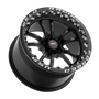 Weld Racing RT-S S70 17x10 / 5x4.75mm BP / 7.2in. BS Full Gloss Black Drag Wheel (High Pad) - Black Single Beadlock MT - 70HB7100B72FB
