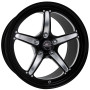 Billet Specialties Street Lite | 20x9.5 | 5x115 BC | 5.25in BS | Non-Beadlock Black Wheel / Machined | Widebody Hellcat / Redeye / SCAT Pack / Demon Widebody - BRS23295Y9052
