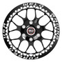 Weld Racing Forged SM77 6HD Beadlock 17x10 / 6x5.5 (6x139.7) / 6.2in. BS Gloss Black Milled Drag Wheel (High Pad) - Black Single Beadlock MT - RSH77I8700N01927P0180SC0 for Chevrolet Silverado 1500 1999-2025, GMC Sierra 1500 1999-2025
