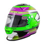 ZAMP RZ-70E Switch XL and Purple Snell FIA Helmet Green product photo