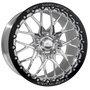 Billet Specialties Redline 2-Piece 17x10 | 5x4.5BC | 7.5in BS Single BeadLock Polished Drag Wheel | S197 / S550 Mustang - RSB0771FR6575