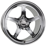 Billet Specialties Street Lite 2-Piece 17x10 | 5x4.5 BC | 7.5in BS Non-BeadLock Polished Drag Wheel | S197 / S550 Mustang - RS2371FR6575