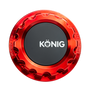 Konig MRK1 Anodized Red Gear Cap w/ Logo - kngCAPMRK1R