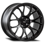 Konig Forged F1M 17X9 4X100 ET45 Satin Black Knurled Bead - F1M9710045B