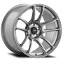 Konig Heliogram 18X12 5X114.3 ET20 Titanium Metallic Knurled Bead Flow Formed - HL2851420T