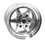 Race Star 93 Truck Star 15x10 / 6x5.50 BC / 6.63 BS / 28 Offset / 78.10 Bore / Silver/Machined Wheel - 93-510853SM