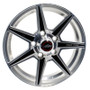 Race Star 72 ValStar 17x4.5 / 5x4.75BC / 2in. BS / 3.072in CB / Machined w/ Black Accents Wheel - 72-74547202M