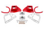 BMR Suspension 82-92 Chevy Camaro Caster/Camber Plates w/ Lockout Plates - Red - bmrWAK331R