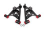 BMR 79-93 Fox Mustang Non-Adj Lower A-Arms Standard Ball Joint Spring Pocket - Black Hammertone - bmrAA034H