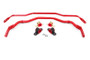 BMR 2015-2023 S550 Mustang Sway Bar Kit with Bushings  Front and Rear Red - SB763R