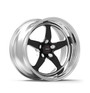Weld Racing RT-S 17x9 / 5x4.5 BP / 6.2in. BS / + 31 Offset / Gloss Black Milled Drag Wheel (High Pad) - 71HB7090A62A for Lancer Evolution (Evo) 6 | 7 | 8