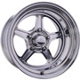 Upgrade your Chevy C10 or OBS Chevrolet/GMC C1500 with the Billet Specialties Street Lite Polished 15x10 forged drag wheel featuring a 5x127 (5x5) bolt pattern, 5.50-inch backspacing. Part Number RS23510L7355.