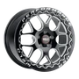 WELD Solana Beadlock Drag Gloss Black Wheel with Milled Spokes 17x10 | 5x127 BC (5x5) |  +23 Offset | 6.40 Backspacing - S91070073P23 for Chevrolet Silverado C1500 2WD 1988-1999, Chevy C10 1967-1987