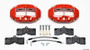Wilwood D8-4 Rear Caliper Kit Red Corvette C2 / C3 65-82