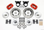 Wilwood Forged Dynalite Front Kit 11.00in Drilled Red 87-93 Mustang 5 Lug