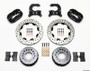 Wilwood Forged Dynalite P/S Rear Kit Drilled Rotor Chev 12 Bolt w C-Clips
