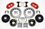 Wilwood Narrow Superlite 4R Rear P-Brk Kit 12.88in Drill Red Big Ford New Style 2.50in Offset