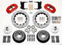 Wilwood Narrow Superlite 6R Front Hub Kit 14.00in Drill Red 67-69 Camaro 64-72 Nova Chevelle