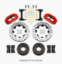 Wilwood Narrow Superlite 6R Front Kit 12.19in Drilled Red 63-87 C10 w/ Wilwood Pro Spindles
