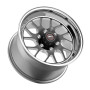 Weld Racing RT-S Twisted S78 HD Forged Aluminum 17x10 / 6x5.5 BP / 6.2in. BS Matte Black Center Drag Wheel (Low Pad) - Non-Beadlock #78LB7100E62A